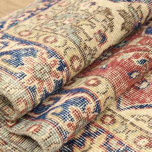 soft colored rug, antique oushak rug, bohemian rug, housewarming rug, vintage turkish rug, 3.7x6.4 ft, trditional rug, gallery rug, DC 7375