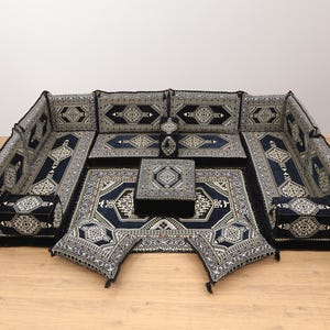 Arabic Floor Seating, Majlis Seating Set, Arabic Style Set, Floor Seating Sofa, Oriental Sofa Set, Turkish Floor Sofa, Moroccan Majlis