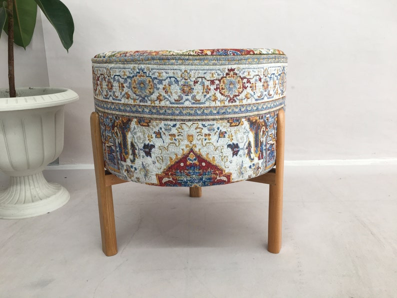Footstool pouf, Ottoman stool, Dressing table stool, Bohemian stool, Circle stool, Porch stool, Telephone stool, Portable stool, Foot rest