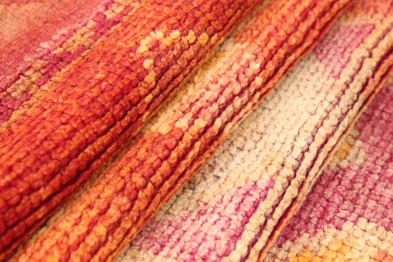 handmade vintage rug, oushak wool rug, bohemian rug, kitchen rug, stair mat, 2.9 x 11.6 ft, soft herki rug, boho decor rug, DC 122