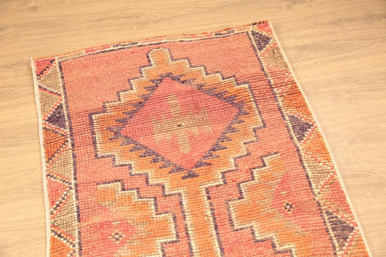 long rug, area runner rug, neutral rug, herki runner rug, wool rug, collector rug, nomadic rug, sustainable rug, 2.8 x 9.5 ft, DC 6444 image 3