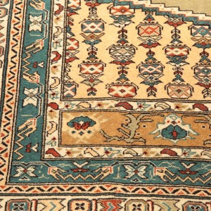 handmade wool rug, sage green rug, aesthetic rug, vintage rug, hipster rug, sustainable area rug, large turkish rug, 8.1x11.5 ft, DC 6563