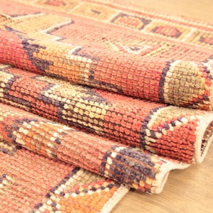 long rug, area runner rug, neutral rug, herki runner rug, wool rug, collector rug, nomadic rug, sustainable rug, 2.8 x 9.5 ft, DC 6444 image 1