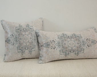 Couch cushion, Decorative pillow, Minimal pillow, 12x24 inch, Floral pillow, Hotel pillows, Designer pillow, Pastel pillow cover, DCP 47