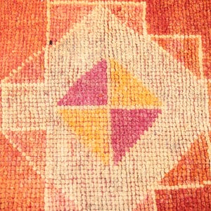handmade vintage rug, oushak wool rug, bohemian rug, kitchen rug, stair mat, 2.9 x 11.6 ft, soft herki rug, boho decor rug, DC 122