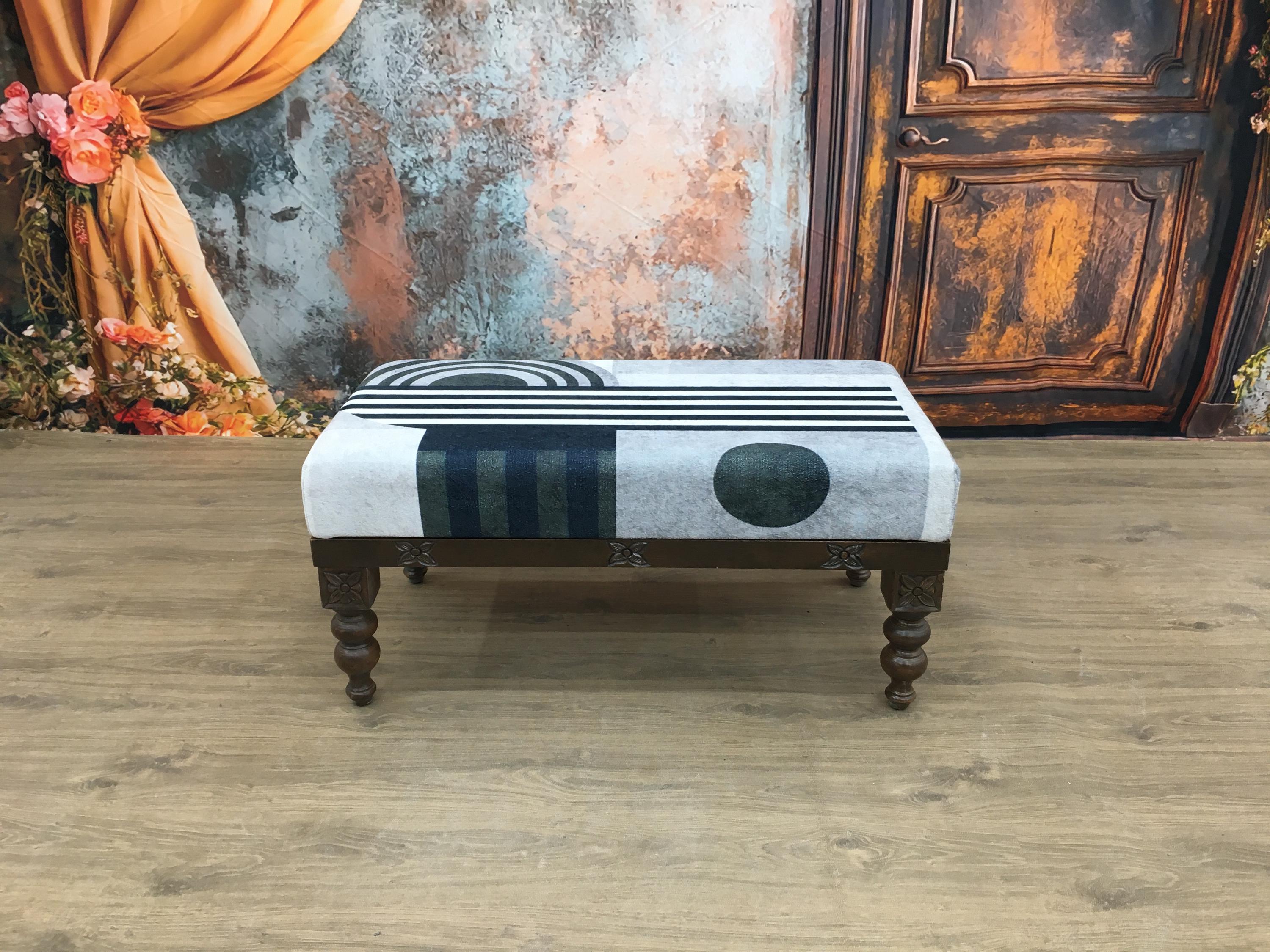 Aesthetic Bench, Modern Saloon Seat, Hallway Shoe Bench, Simple Design ...