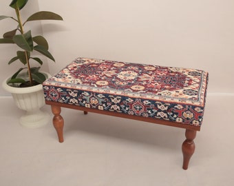 oriental bench, ottoman bench, living room bench, footstool bench, entry bench, shoe bench, bedroom bench, vanity bench, piano bench