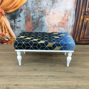 Bench for entry, Ottoman bench, Piano bench, Upholstered bench, Desk bench, Retro bench, Dining bench, Footstool bench, Handmade furniture