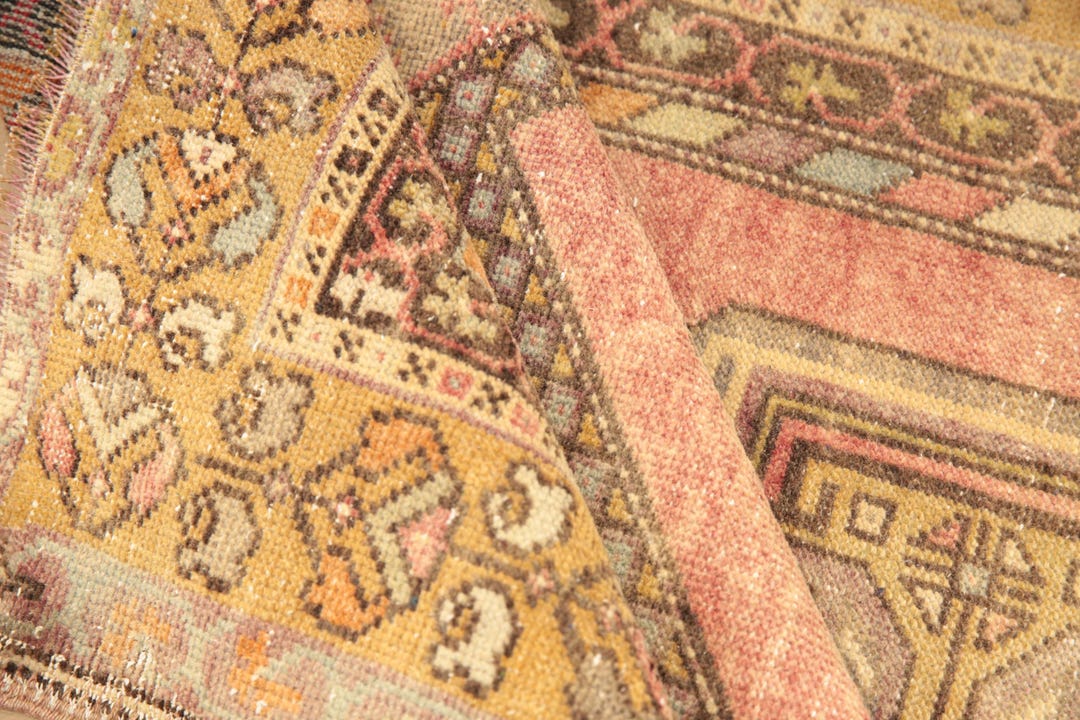 Traditional Rug, Sun Faded Rug, Antique Rug, Hanging Rug, Turkish Wool ...