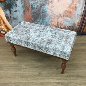 Hallway bench, Ottoman for dining room, Dressing bench, Coffee table bench, Upholstered bench, Handmade bench, Hotel bench, Footstool bench