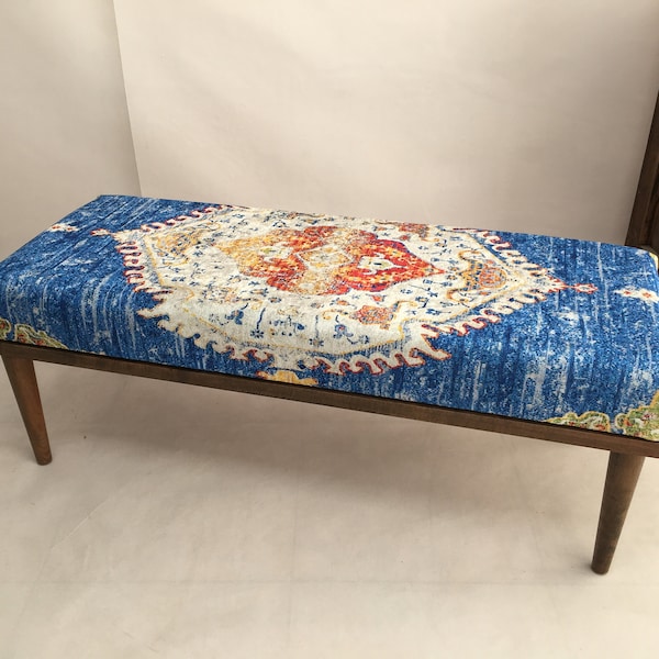 Bedroom bench, Footstool ottoman, Hallway bench, Covered bench, Dining table bench, Sitting bench, Bench with cushion, Bohemian bench