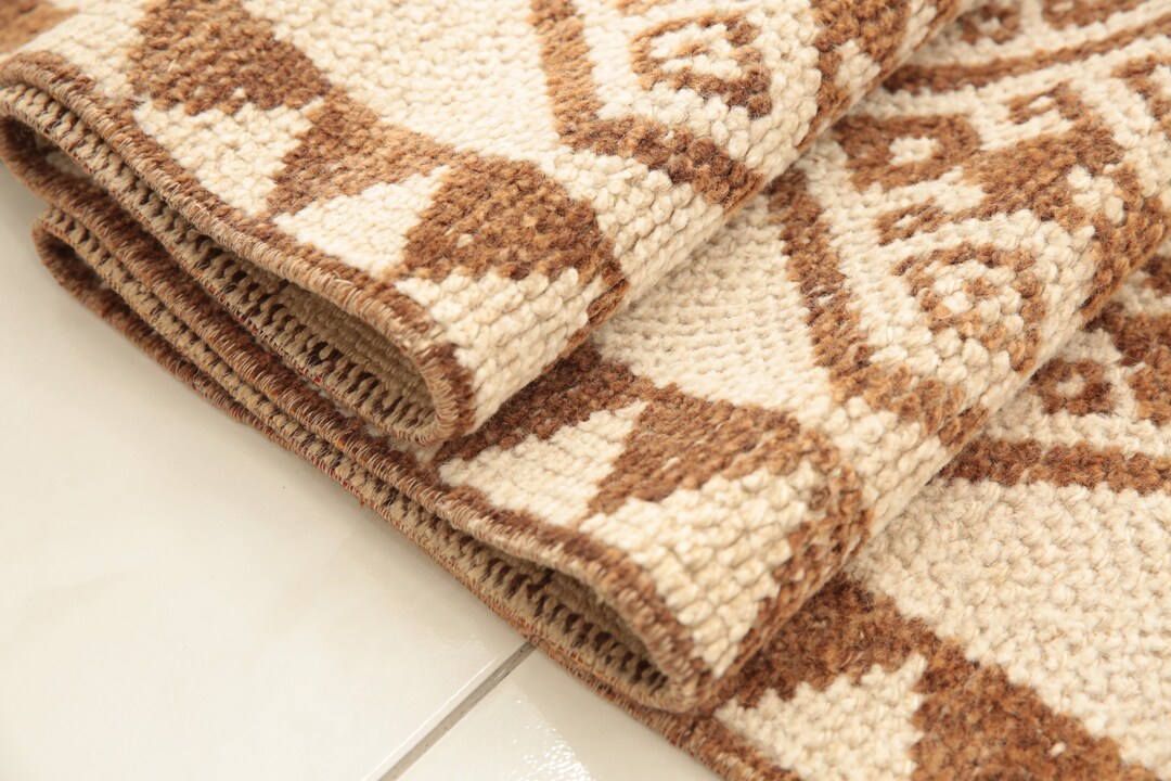 Primitive Rug, Rugs for Kitchen, Gallery Rug, Turkish Wool Rug, Herki ...