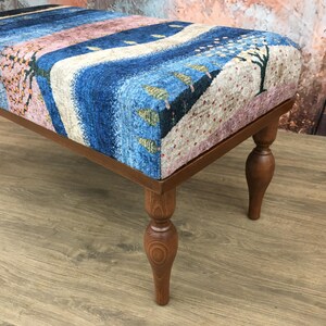 Vanity bench, Boho decor bench, Bedroom bench, Sitting bench, Cozy bench, Foyer bench, Yoga bench, Upholstered bench, Dining table bench