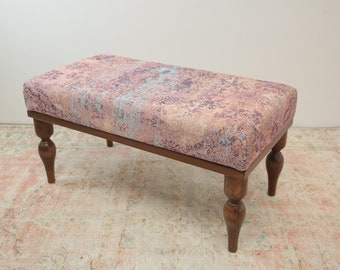 Vanity bench, Saloon bench, Boho decor bench, Coffee bench, Mud room bench, Bed end bench, Dining table bench, Sitting bench, Accent bench