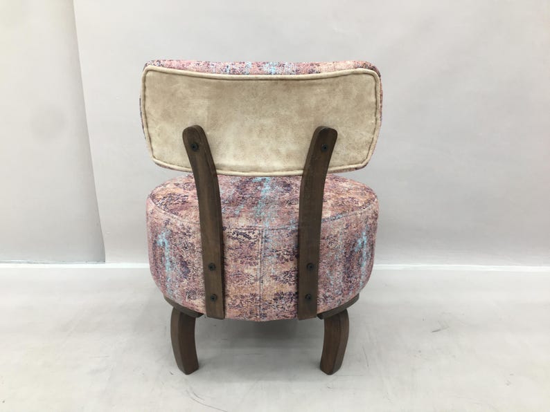 Low Barrel Chair, Lounge Chair, Upholstered Chair, Corner Chair, Cocktail Chair, Luxury Chair, Lobby Chair, Cozy Vanity Chair, DCP 397
