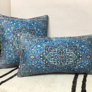Traditional pillow, Accent pillow cover, Fireside cushion, Bohemian pillow, Turkish pillow cover, Washable pillows, Soft pillowcase,