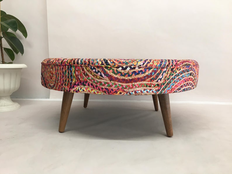 Retro coffee table, Versatile table, Tea table, Ottoman table, Meditation bench, Living room table, Handmade furniture, Footstool, DCY 698