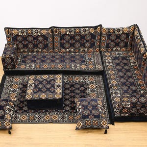 Majlis sofa, Arabic sofa majlis, Majlis sofa set, Handmade u shape sofa, Majlis sofa set, Custom majlis sofa, Balcony pillow, Boho pillow