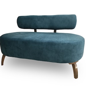 Handmade Couch, Futon Couch, 2 Seater Couch, Sofa For Small Space, Upholstered Sofa, Single Sofa, Lazy Couch, Chic Sofa, Sofa Without Arms