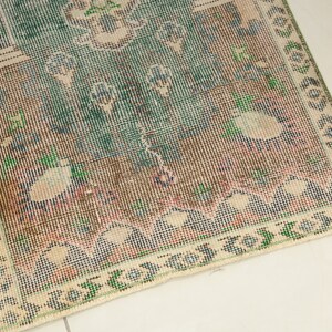 Antique Oushak Rug, Pastoral Rug, Bohemian Rug, Pastel Turkish Rug ...