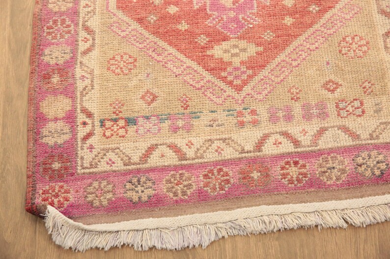 shaggy runner rug, fringed rug, living room runner, herki runner rug, ethnic rug, primitive rug, hand knotted rug, 2.8 x 10.6 ft, DC 6471