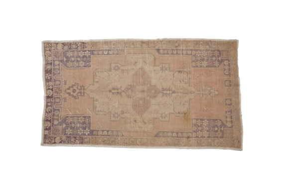 rugs for bedroom, minimal rug, antique rug, turkish vintage rug, cute rug, pale rug, oushak pink rug, 4.3 x 7.4 ft, rustic rug, DC 1614