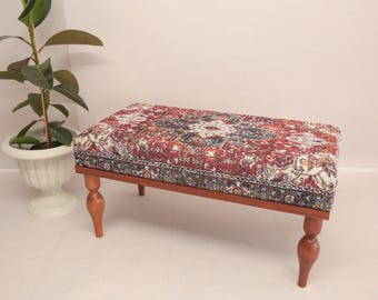 Bohemian bench, Covered bench, Turkish bench, Hallway bench, Meditation bench, Bedroom bench, Shoe bench, Dining table bench, Footrest