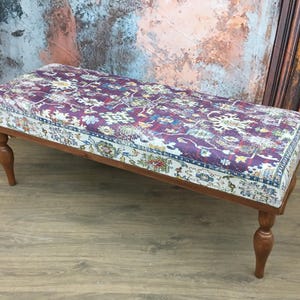 Handmade bench, Hallway bench, Dressing table bench, Upholstered bench, Coffee bench, Bench for bedroom, Entryway bench, Footstool ottoman
