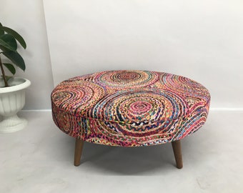 Retro coffee table, Versatile table, Tea table, Ottoman table, Meditation bench, Living room table, Handmade furniture, Footstool, DCY 698