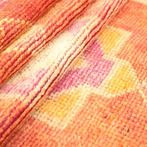 handmade vintage rug, oushak wool rug, bohemian rug, kitchen rug, stair mat, 2.9 x 11.6 ft, soft herki rug, boho decor rug, DC 122