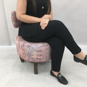 Low Barrel Chair, Lounge Chair, Upholstered Chair, Corner Chair, Cocktail Chair, Luxury Chair, Lobby Chair, Cozy Vanity Chair, DCP 397