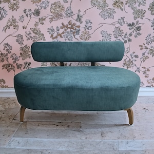 Handmade Couch, Futon Couch, 2 Seater Couch, Sofa For Small Space, Upholstered Sofa, Single Sofa, Lazy Couch, Chic Sofa, Sofa Without Arms