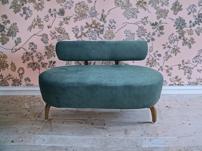 Handmade Couch, Futon Couch, 2 Seater Couch, Sofa For Small Space, Upholstered Sofa, Single Sofa, Lazy Couch, Chic Sofa, Sofa Without Arms