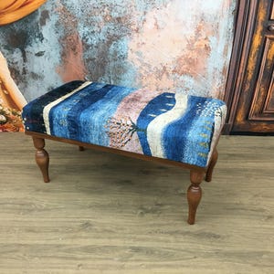 Vanity bench, Boho decor bench, Bedroom bench, Sitting bench, Cozy bench, Foyer bench, Yoga bench, Upholstered bench, Dining table bench