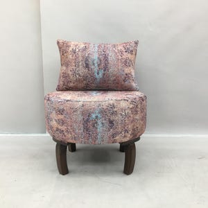 Low Barrel Chair, Lounge Chair, Upholstered Chair, Corner Chair, Cocktail Chair, Luxury Chair, Lobby Chair, Cozy Vanity Chair, DCP 397