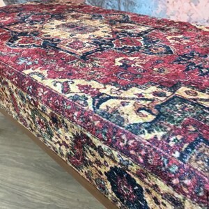 Piano bench, Turkish bench, Upholstered bench, Vanity bench, Retro bench, Living room bench, Footstool bench, Office bench, Boho decor bench