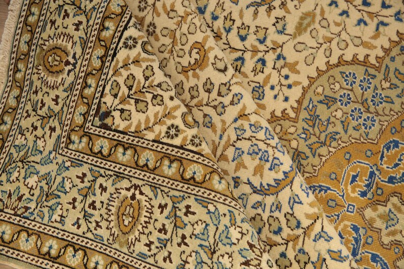 Rugs for Living Room, Eclectic Rug, Oushak Wool Rug, Large Size Rug