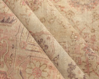 vintage oushak rug, traditional rug, low pile area rug, rugs for living room, eco friendly rug, turkish rug, 4.5x8.1 ft, fall rugs, DC 5038