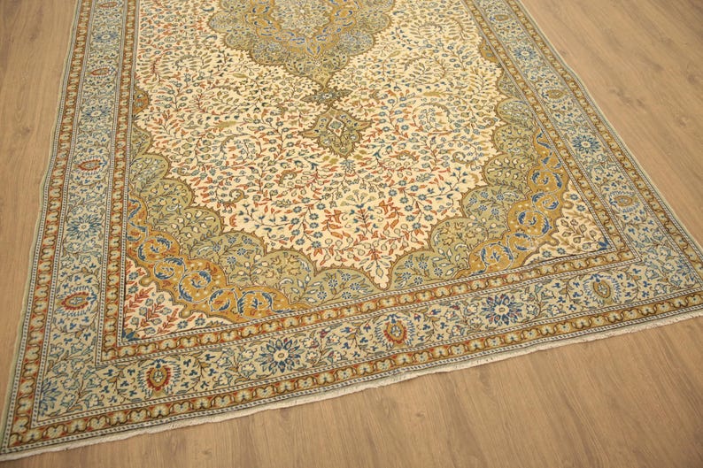 Rugs for Living Room, Eclectic Rug, Oushak Wool Rug, Large Size Rug