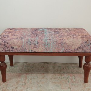 Vanity Bench, Saloon Bench, Boho Decor Bench, Coffee Bench, Mud Room ...