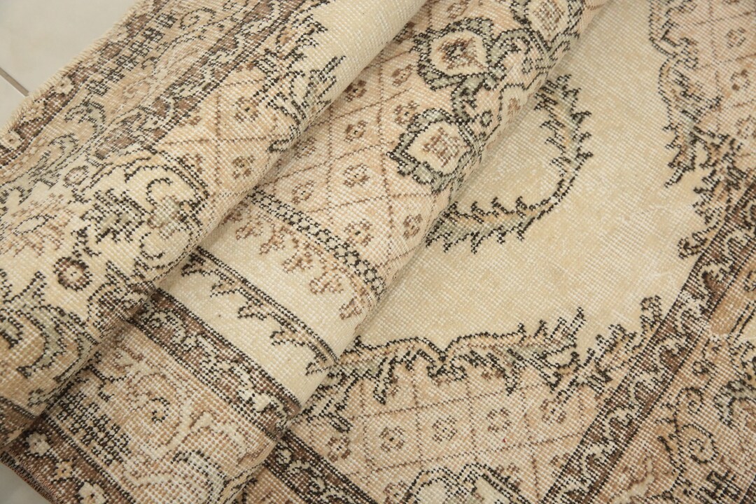 Pastoral Rug, Memorable Wool Rug, Turkish Rug, Stunning Bedroom Rug ...