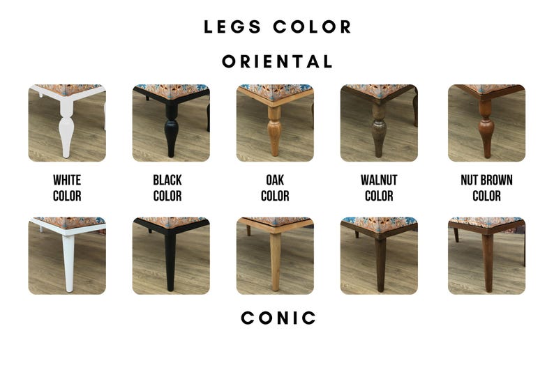 Bench for entry, Ottoman bench, Piano bench, Upholstered bench, Desk bench, Retro bench, Dining bench, Footstool bench, Handmade furniture image 9