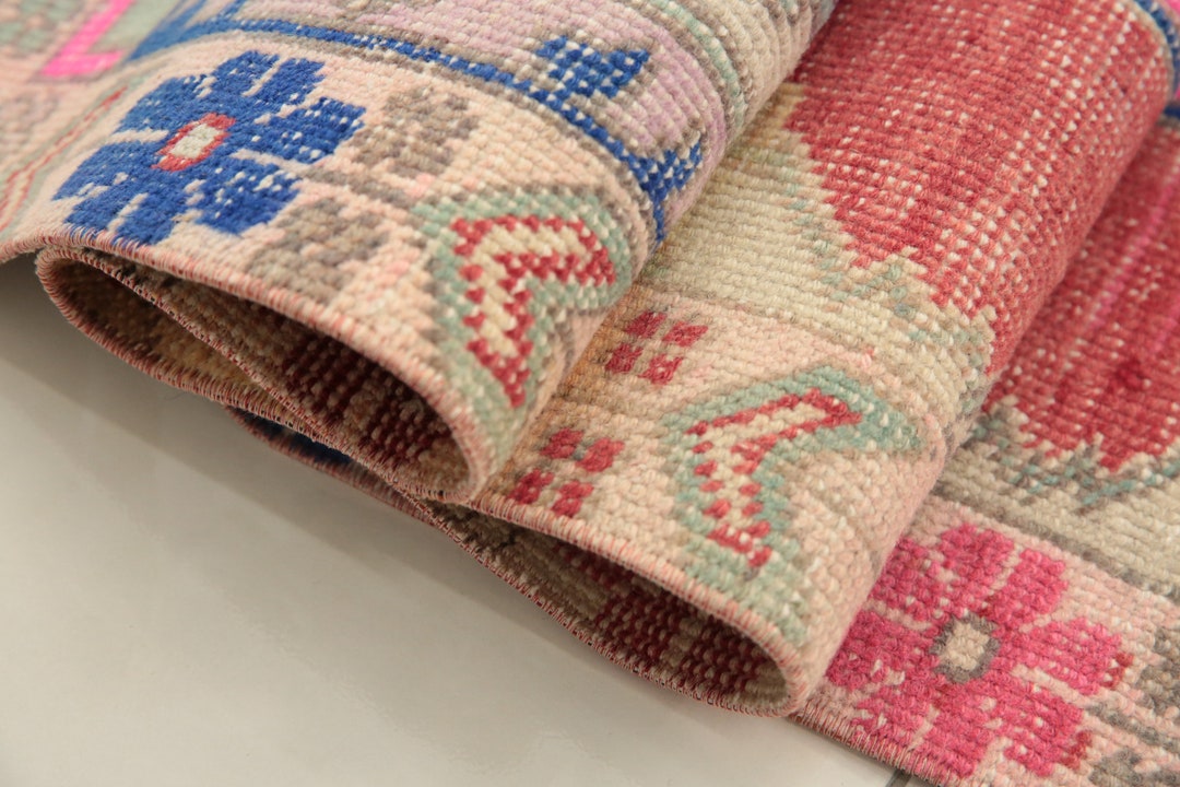 Retro Rug, Rugs for Bedroom, Bohemian Wool Rug, Fancy Rug, Handknotted ...