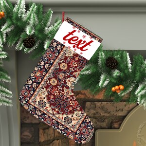 Medias navideñas únicas, medias decorativas, medias para chimenea, medias para fiestas navideñas, chenilla de alta calidad, medias exquisitas, DC 4336