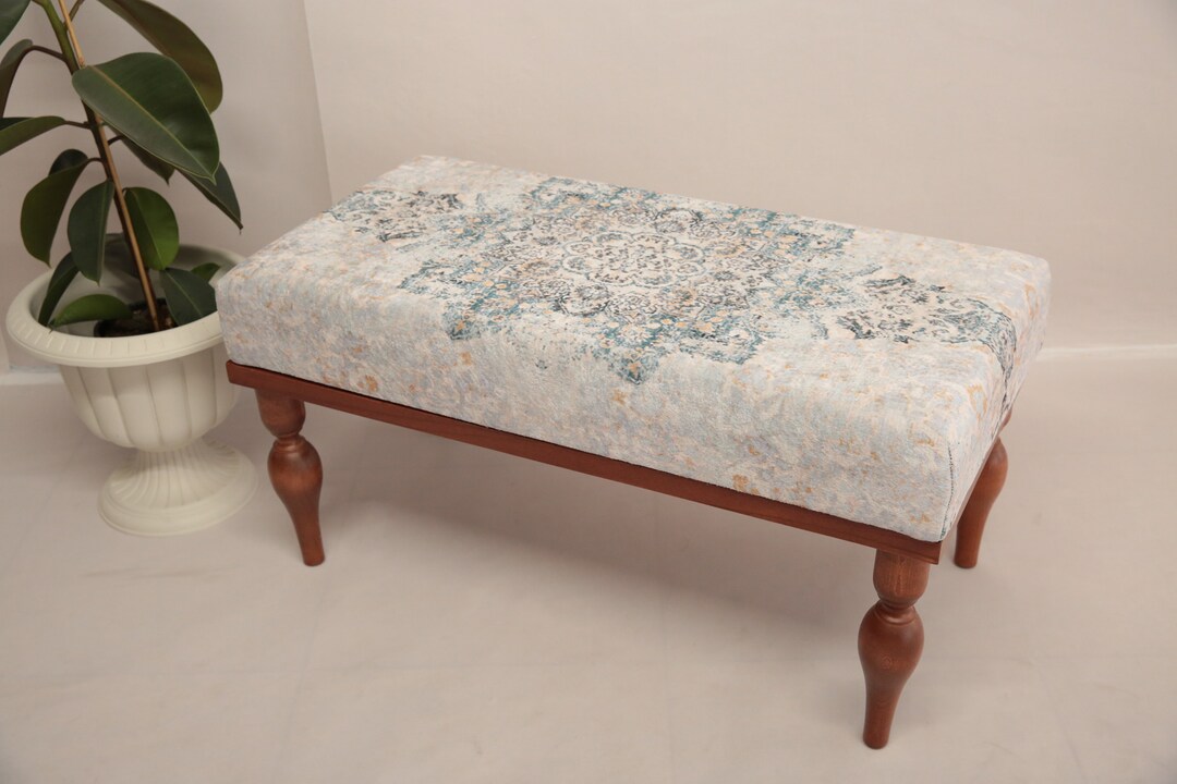 Vanity Chair, Ottoman Chair, Handmade Bench, Bed End Bench, Piano Bench