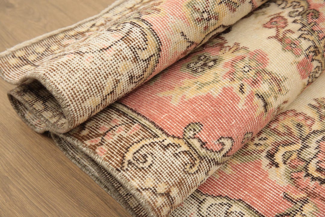 Pastoral Rug, Rugs for Living Room, Bohemian Rug, Oushak Wool Rug ...