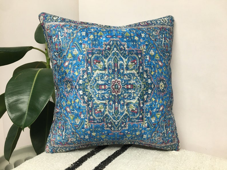 Traditional pillow, Accent pillow cover, Fireside cushion, Bohemian pillow, Turkish pillow cover, Washable pillows, Soft pillowcase,