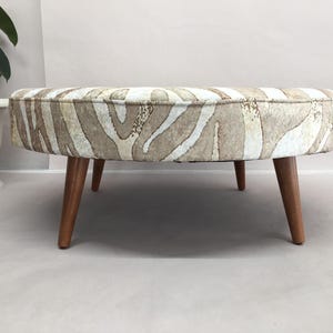 Coffee table, Wood work table, Durable table, Upholstered ottoman, Zebra bench, Retro table, Bohemian bench, Nesting table, DCY 490 image 8