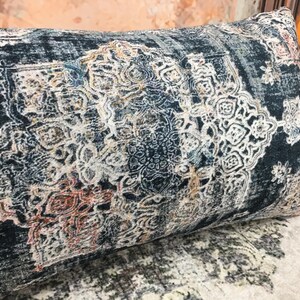 Home decor pillow, Aesthetic pillow, Damask pillow, Oriental pillow, Retro pillow cover, Floor pillow, Throw pillow, Couch pillow, DCP 4680