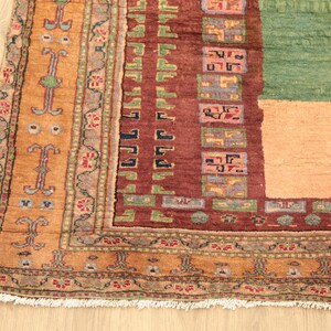 genuine area rug, traditional rug, soft textured rug, turkish vintage rug, nook rug, 4.4x6.6 ft, fireplace rug, hanging rug, DC 6645